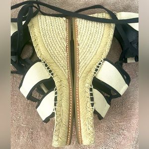 Tory Burch ribbon espadrille sandal